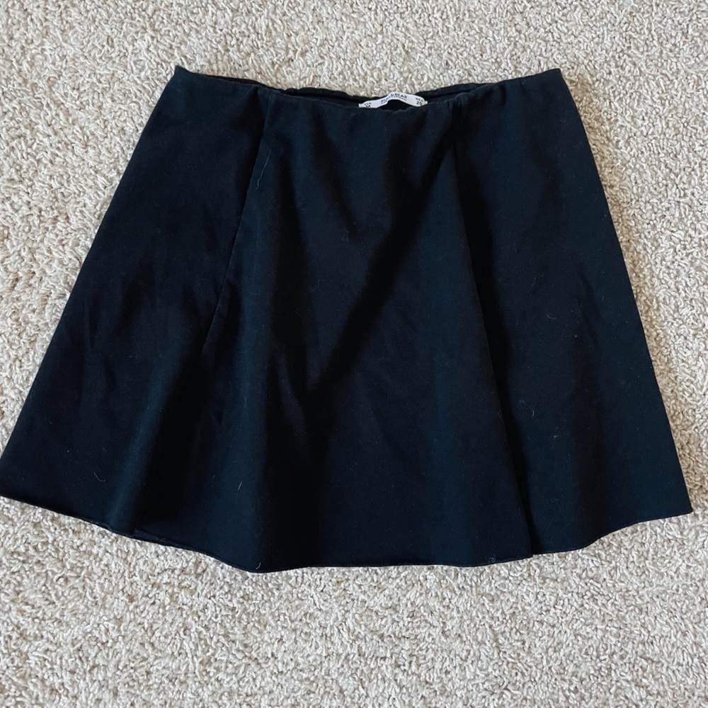 High rise mini skirt